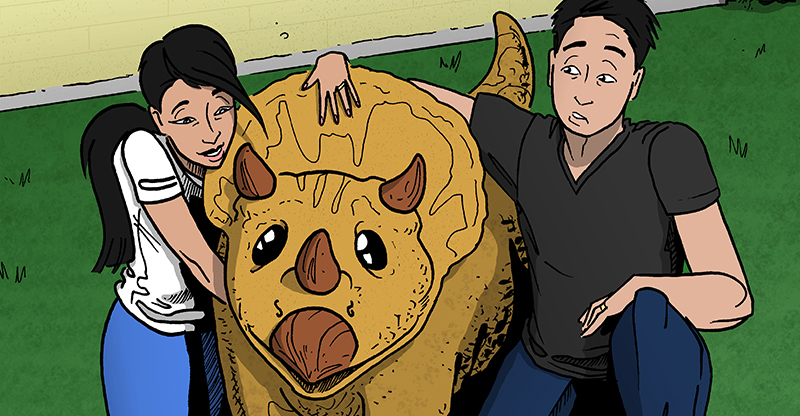 Area Woman’s Daughter Is A Triceratops (Yes, Really)